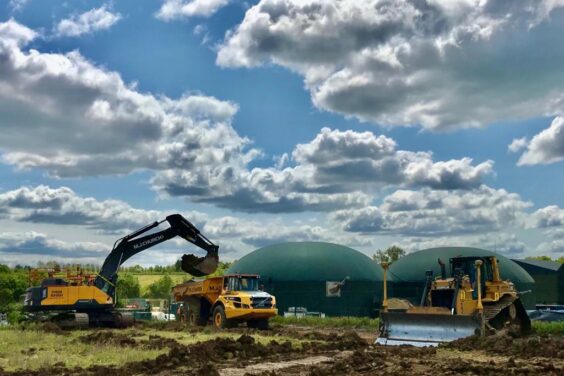 Agricultural anaerobic digestion biogas plant