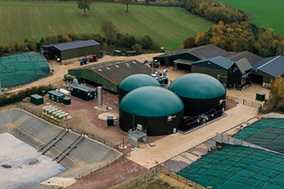 Crop-fed anaerobic digestion plant Manor Farm
