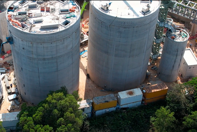Anaerobic digestion tanks